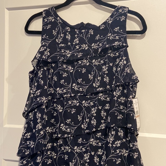 Jessica Howard Petite floral chiffon dress 12 Petite NWT - Picture 8 of 17